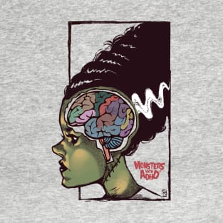 Frankeinstein bride brain T-Shirt